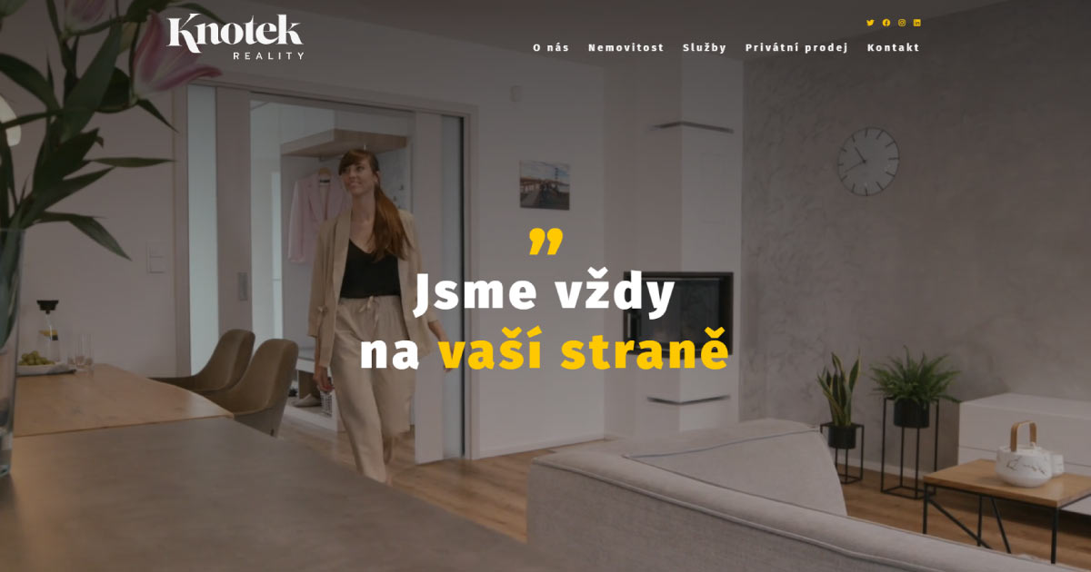 Logo KNOTEK REALITY s.r.o.